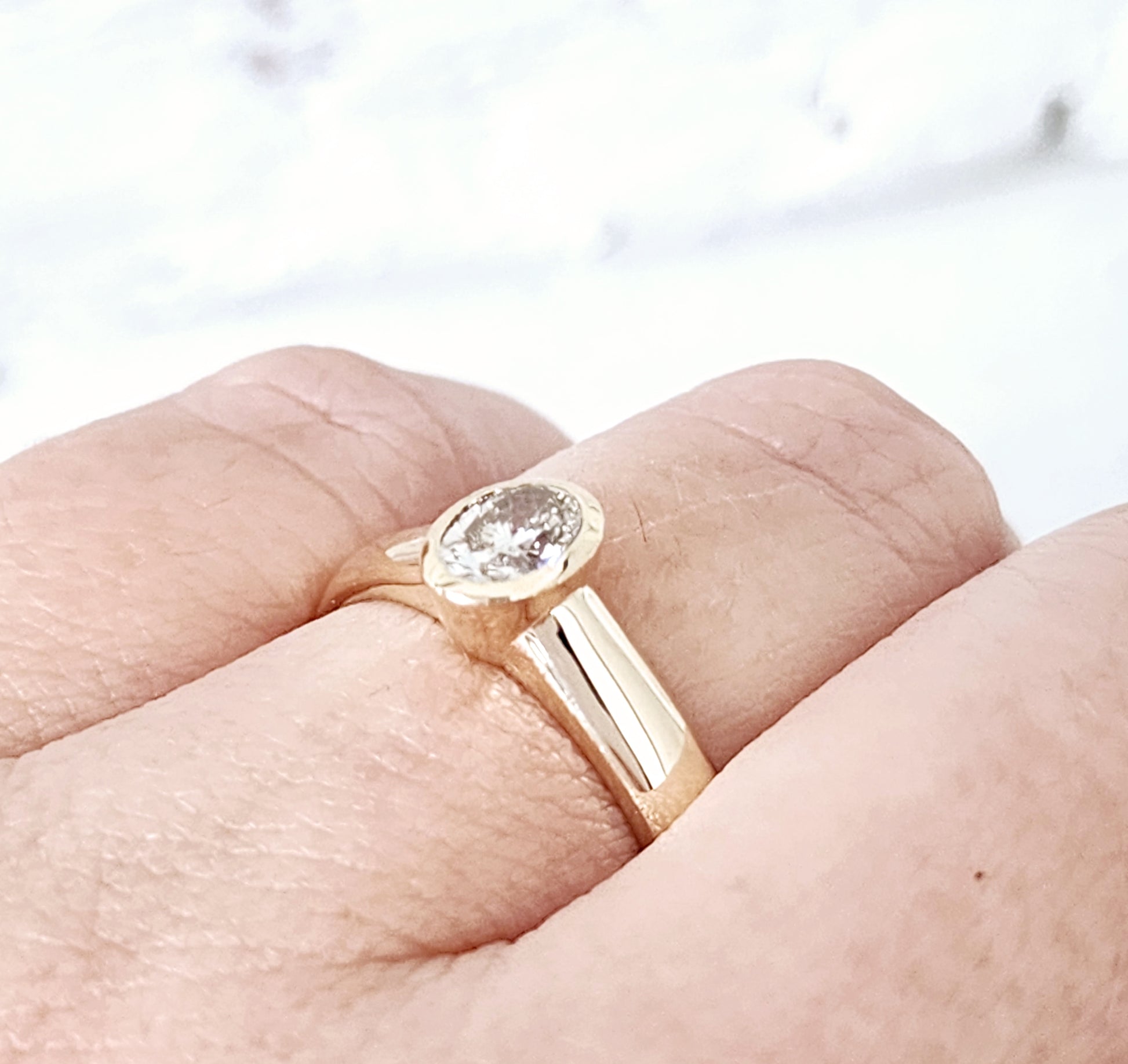 Elegantly Oval - Engagement Ring