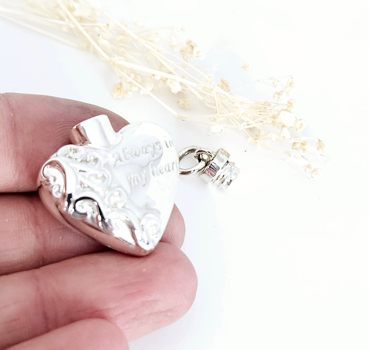 Always in my heart - Cremation Urn Pendant