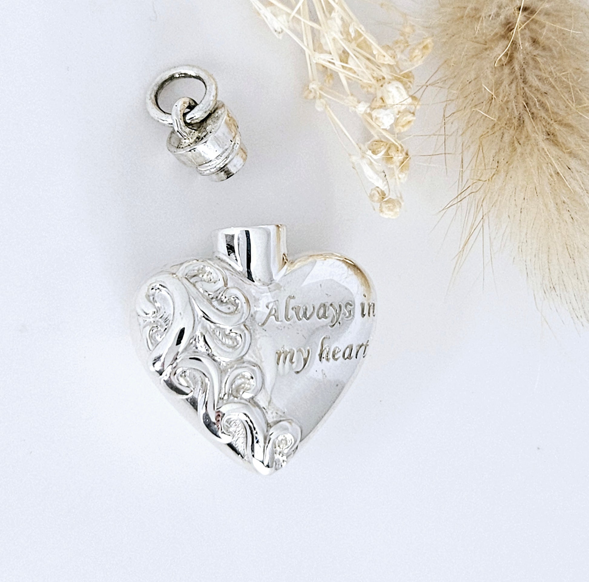 Always in my heart - Cremation Urn Pendant