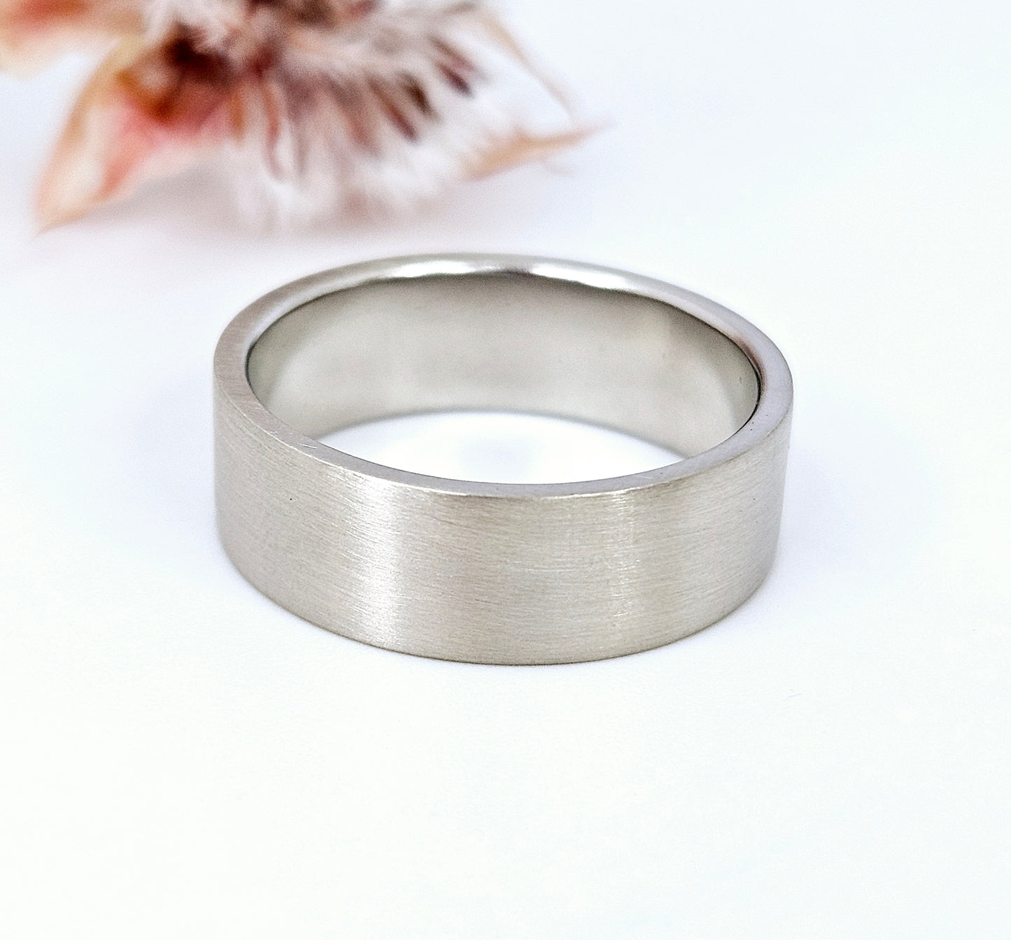 Plain Buffed - Mens Ring