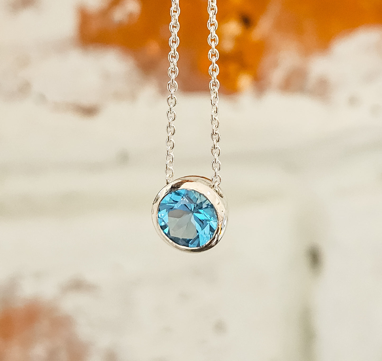 Birthstone Slider Necklace