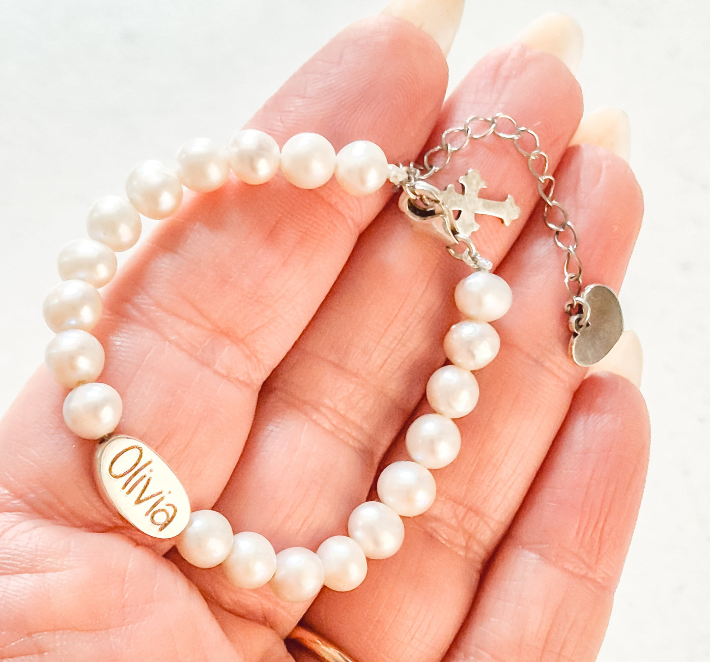 Pearl Name Bracelet