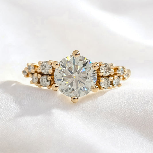 Star Burst - Gold Ring