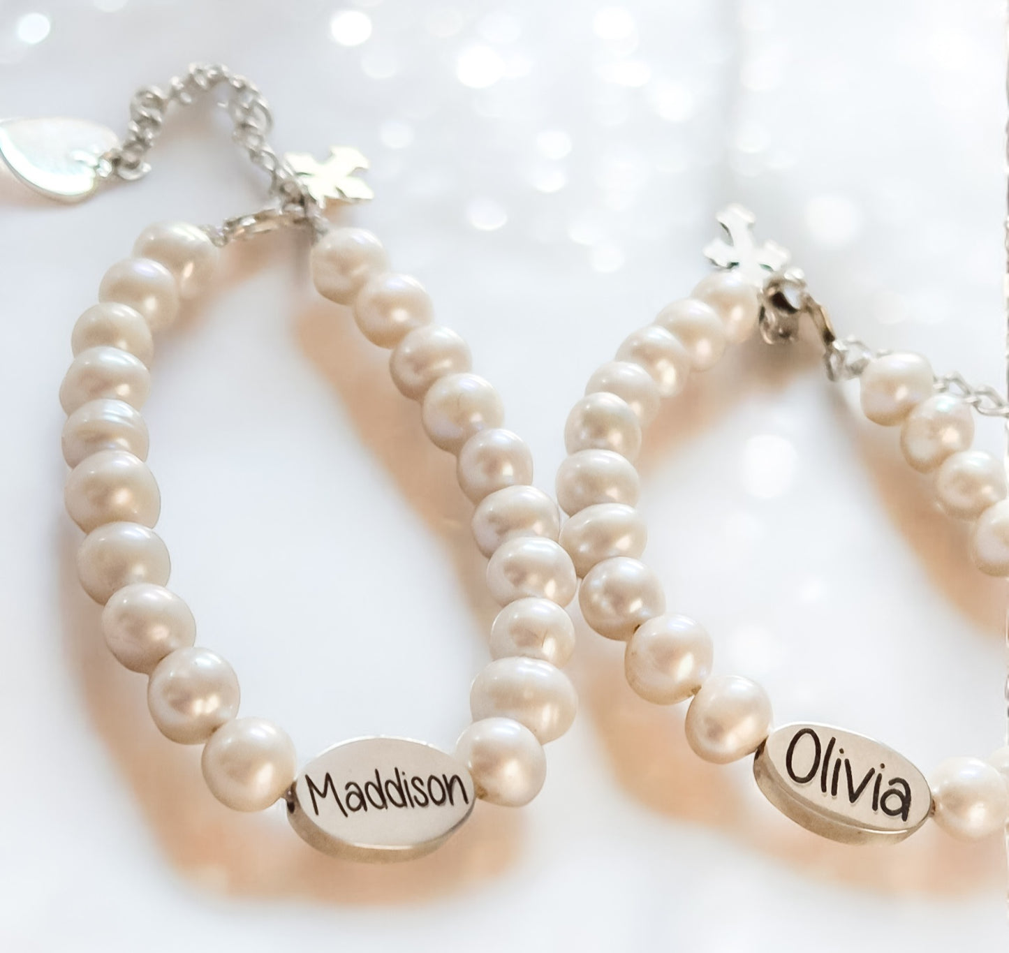 Pearl Name Bracelet