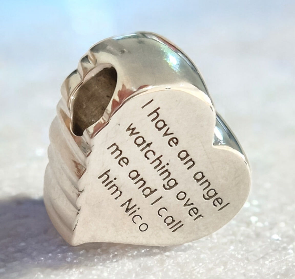 Hole in my Heart, Pandora-Compatible Cremation Charm