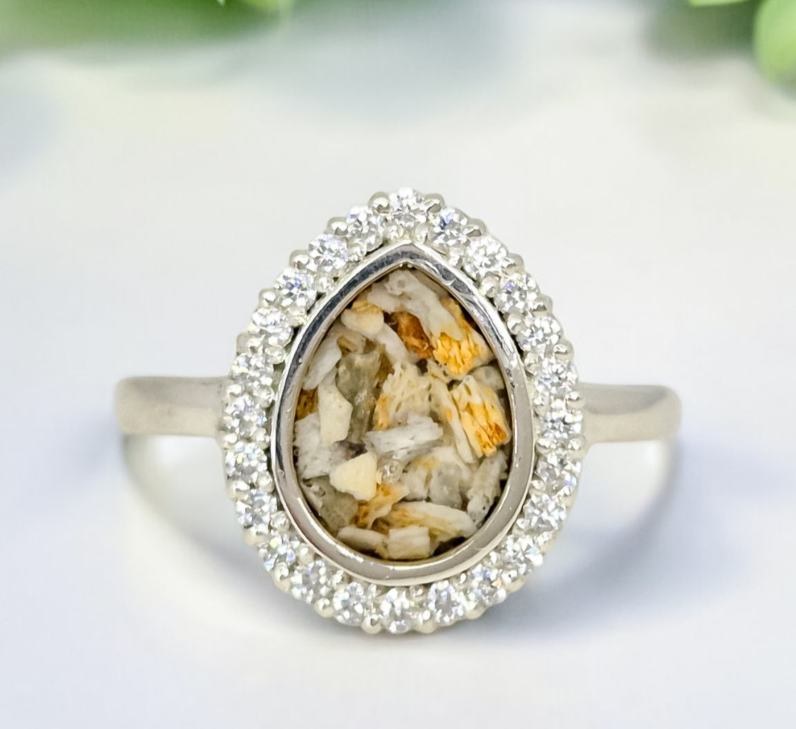 Teardrop - Cremation Ring