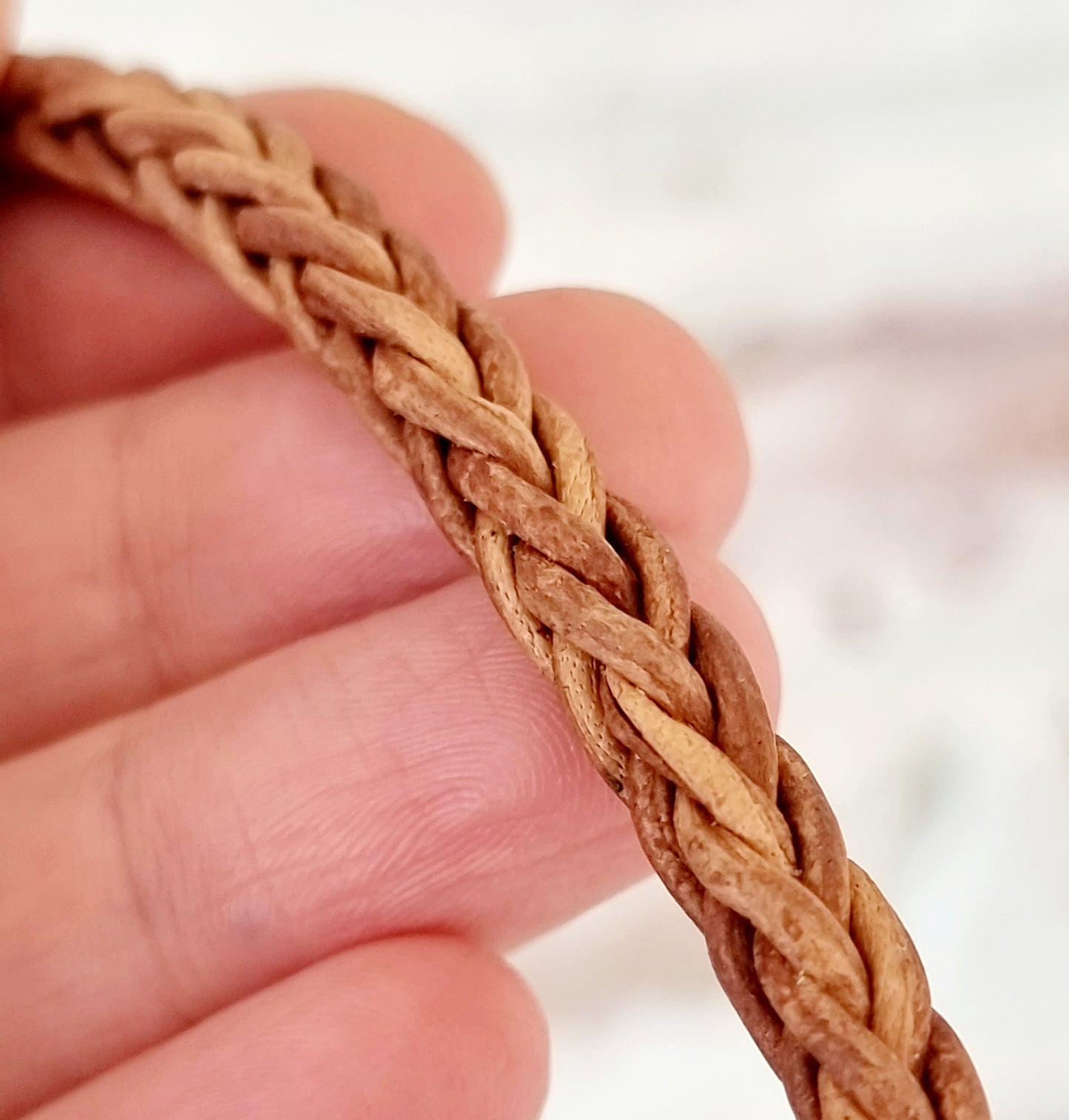 Leather Name Bracelet