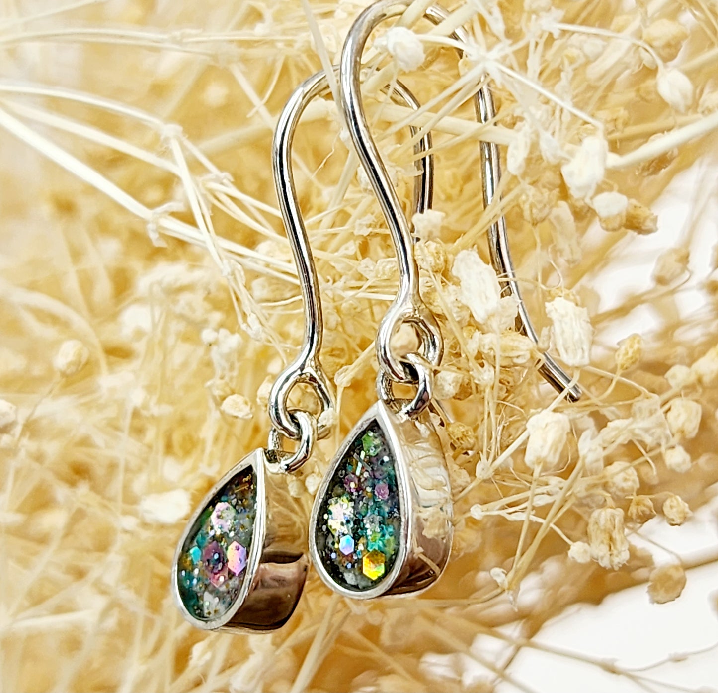 Teardrop Cremation Earrings