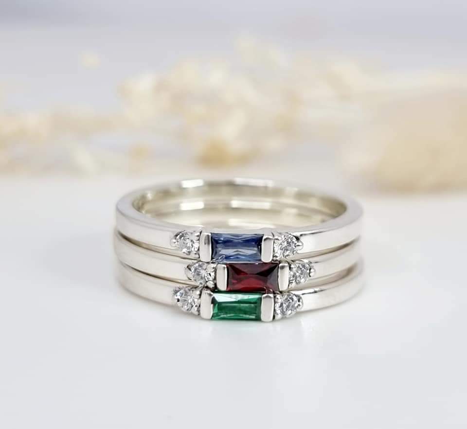 Dainty Birthstone Ring