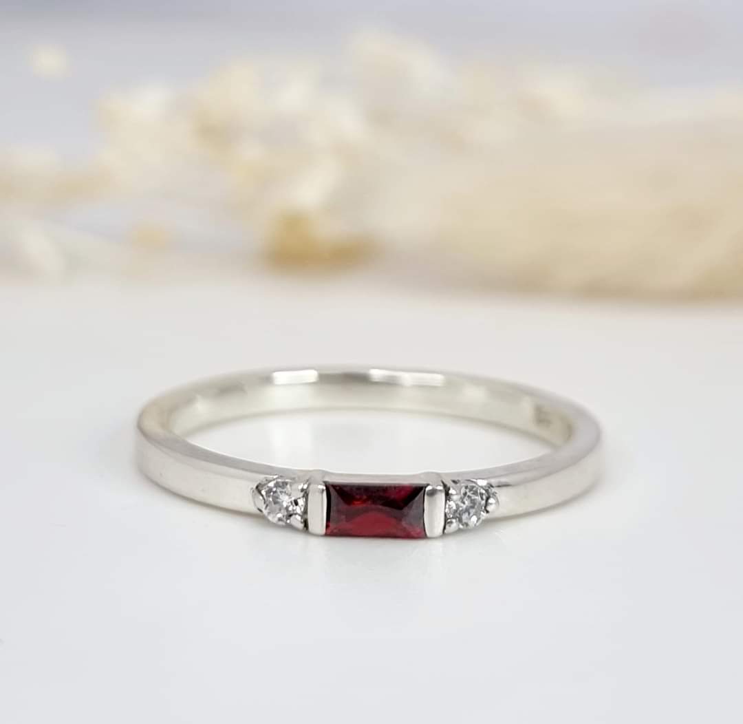 Dainty Birthstone Ring